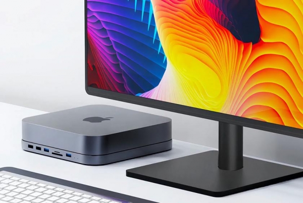 
						Hagibis YC-MC25: USB-хаб с отсеком для жесткого диска, спроектированный для Mac mini
					