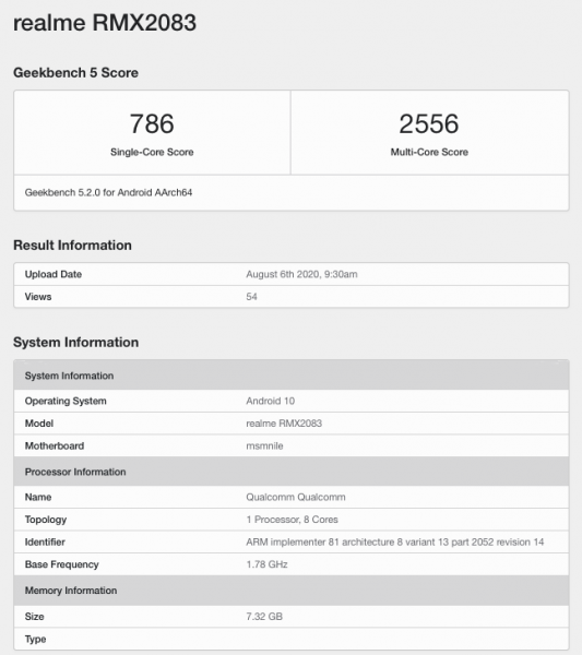 
						Как у Realme X3 и Realme X3 SuperZoom: флагман Realme X3 Pro заметили в Geekbench с чипом Snapdragon 855+
					