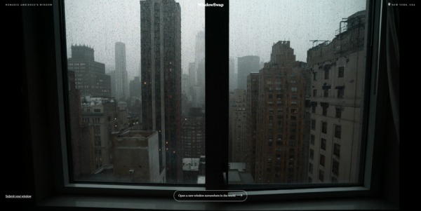 Window Swap: сервис, расшаривающий вид из окна по всему миру (осторожно: затягивает)
Window Swap: сервис, расшаривающий вид из окна по всему миру (осторожно: затягивает)