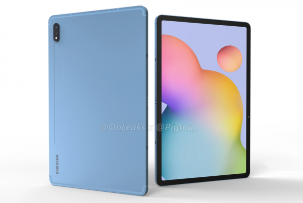 
						Samsung Galaxy Tab S7 появился на качественных рендерах: дисплей с тонкими рамками и двойная основная камера
					
