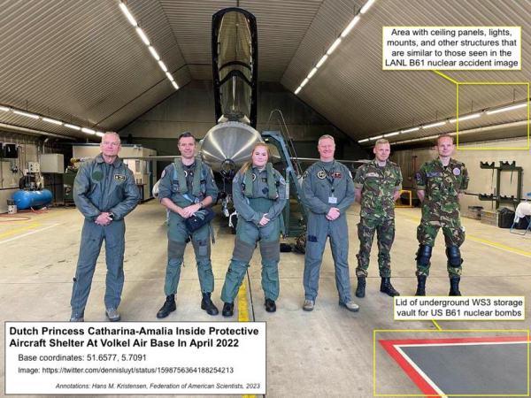 
							В Нидерландах могла быть повреждена американская ядерная бомба B61 с переменной мощностью заряда
						