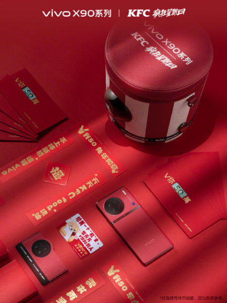 
							KFC-смартфон в&nbsp;ведре для крылышек: KFC и&nbsp;Vivo представили эксклюзивную версию vivo X90, которую вы&nbsp;не&nbsp;купите
						