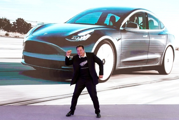 Акции Tesla в 2020 году выросли на 740% Акции Tesla в 2020 году выросли на 740%