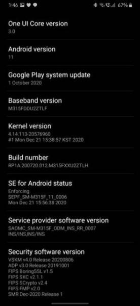 
						Samsung анонсировал программу бета-тестирования One UI 3.0 c Android 11 для Galaxy M31
					
