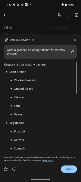 Google Keep запускает новую функцию искусственного интеллекта для автоматического создания списков на Android Google Keep запускает новую функцию искусственного интеллекта для автоматического создания списков на Android