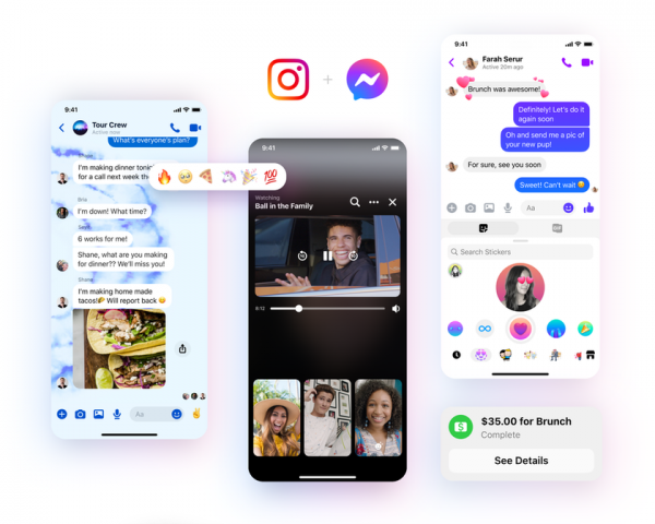 
						Facebook выпустил крупное обновление Messenger: новый логотип, больше настроек кастомизации и интеграция с Instagram Direct
					