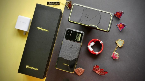 OnePlus 8T Cyberpunk 2077 Limited Edition: ограниченная версия смартфона c дизайном в стиле игры и специальным комплектом поставки за $600
OnePlus 8T Cyberpunk 2077 Limited Edition: ограниченная версия смартфона c дизайном в стиле игры и специальным комплектом поставки за $600