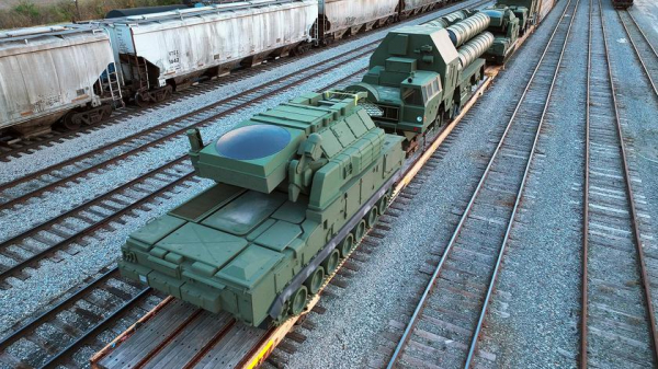 Российские «зенитно-ракетные комплексы» С-300 и «Тор-М1» неожиданно оказались на железной дороге в Огайо
Российские «зенитно-ракетные комплексы» С-300 и «Тор-М1» неожиданно оказались на железной дороге в Огайо