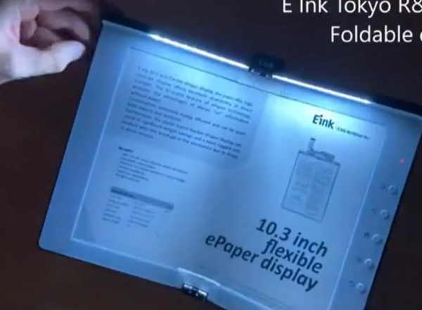 
						E Ink представила гибкий 10,3-дюймовый дисплей для складных электронных книг
					