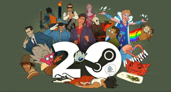 
							Сервису Steam &mdash; 20 лет! Valve празднует юбилей своего магазина и напоминает о главных событиях в истории Steam, а также дарит подарки пользователям
						