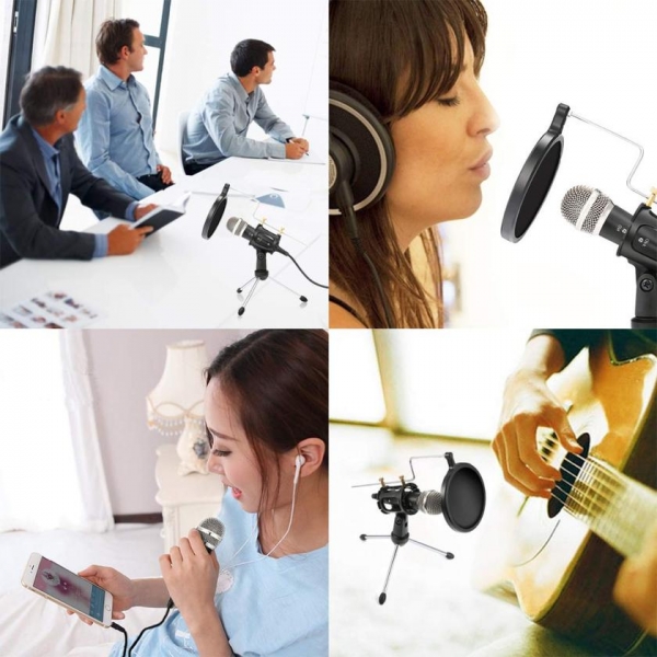 Lefon Mic-X-01: конденсаторный микрофон с поп-фильтром за $13
Lefon Mic-X-01: конденсаторный микрофон с поп-фильтром за $13
