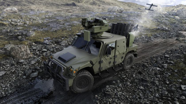 AM General представила бронемашину Humvee Sabre Blade с пусковой установкой для дронов-камикадзе Switchblade 300 и Switchblade 600
AM General представила бронемашину Humvee Sabre Blade с пусковой установкой для дронов-камикадзе Switchblade 300 и Switchblade 600