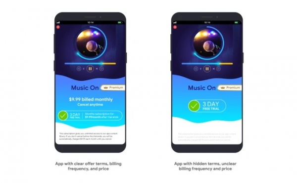 
						Ужесточение правил в Google Play: Google запретил скрытые подписки в приложениях
					