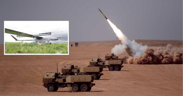 M142 HIMARS и дрон EOS C VTOL эффектно уничтожили колонну российской техники (видео)
M142 HIMARS и дрон EOS C VTOL эффектно уничтожили колонну российской техники (видео)