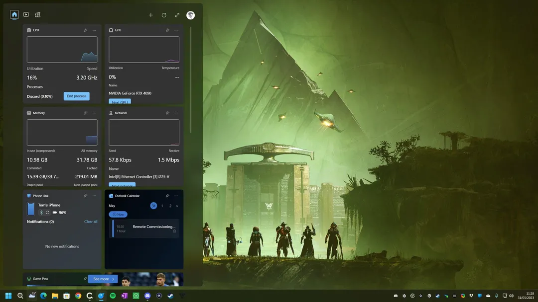Теперь полезные: в тестовой сборке Windows 11 появились виджеты для отслеживания использования ресурсов процессора, памяти и видеокарты
Теперь полезные: в тестовой сборке Windows 11 появились виджеты для отслеживания использования ресурсов процессора, памяти и видеокарты