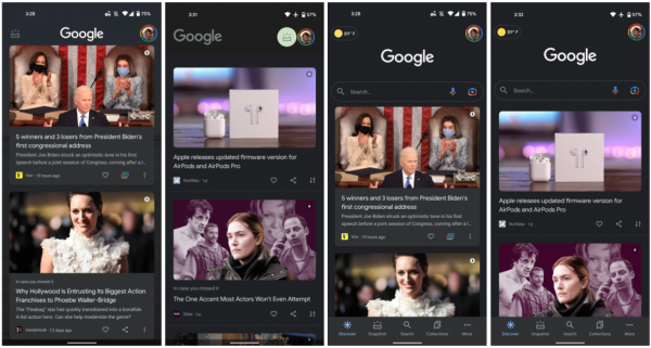 Google готовит новый дизайн ленты новостей Discover для Android 12 (это будет важное обновление)
Google готовит новый дизайн ленты новостей Discover для Android 12 (это будет важное обновление)