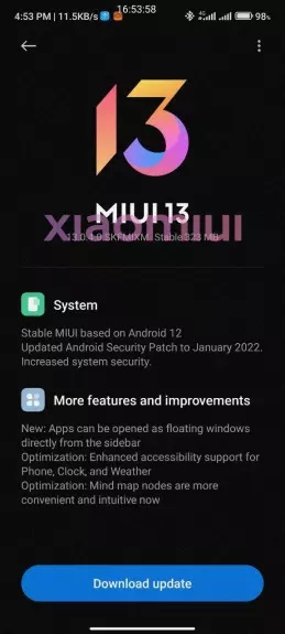 Еще один смартфон Redmi Note получил MIUI 13 на базе Android 12
Еще один смартфон Redmi Note получил MIUI 13 на базе Android 12