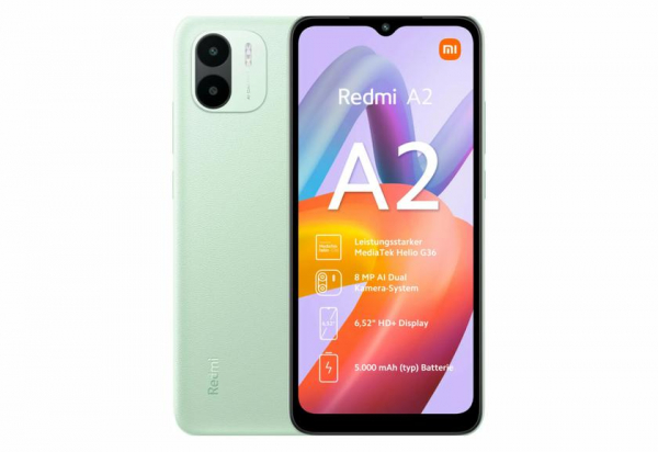 Xiaomi готовит к выходу бюджетный смартфон Redmi A2 с двойной камерой, чипом MediaTek Helio G36 и ценой меньше 100 евро
Xiaomi готовит к выходу бюджетный смартфон Redmi A2 с двойной камерой, чипом MediaTek Helio G36 и ценой меньше 100 евро