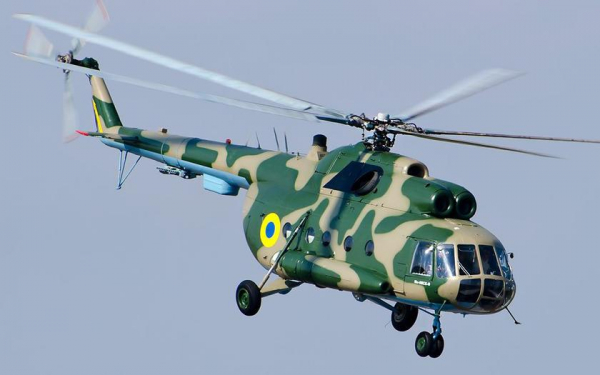 
						Украинские военные ударили по позициям оккупантов ракетам C-13 с модифицированных вертолётов Ми-8МСБ-В
					