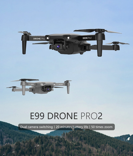 LANSENXI E99 PRO 2: 4К-дрон с двойной камерой за $49
LANSENXI E99 PRO 2: 4К-дрон с двойной камерой за $49