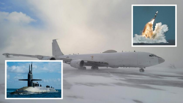 США пугают россию самолётом судного дня E-6B Mercury, который управляет пусками межконтинентальных баллистических ракет Trident II D5 с ядерными боеголовками мощностью 475 килотонн
США пугают россию самолётом судного дня E-6B Mercury, который управляет пусками межконтинентальных баллистических ракет Trident II D5 с ядерными боеголовками мощностью 475 килотонн