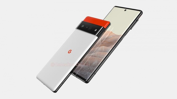 
						В сети появились новые рендеры Google Pixel 6 Pro: дисплей с небольшими закруглениями и тройная камера с перископом
					