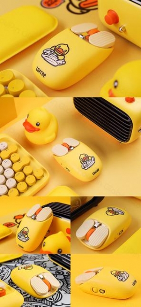 
						Lofree B.Duck EP115: дизайнерская беспроводная мышь, которой не нужны батарейки
					