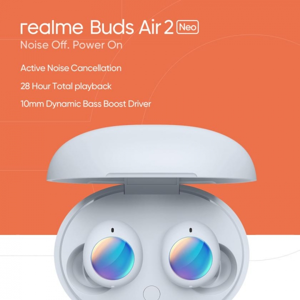 Realme на следующей неделе представит TWS наушники Buds Air 2 Neo
Realme на следующей неделе представит TWS наушники Buds Air 2 Neo