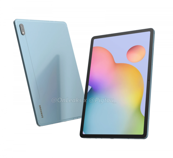 
						Samsung Galaxy Tab S7 появился на качественных рендерах: дисплей с тонкими рамками и двойная основная камера
					