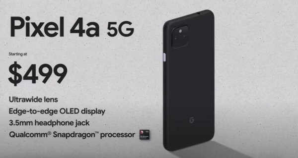 Google Pixel 4a 5G: усовершенствованный Pixel 4a, больше похожий на Pixel 5, за $500
Google Pixel 4a 5G: усовершенствованный Pixel 4a, больше похожий на Pixel 5, за $500