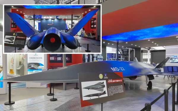 Китай разработал дрон MD-22 со скоростью полёта 8645 км/ч, дальностью 8000 км и грузоподъёмностью 4000 кг для испытания гиперзвуковых технологий
Китай разработал дрон MD-22 со скоростью полёта 8645 км/ч, дальностью 8000 км и грузоподъёмностью 4000 кг для испытания гиперзвуковых технологий