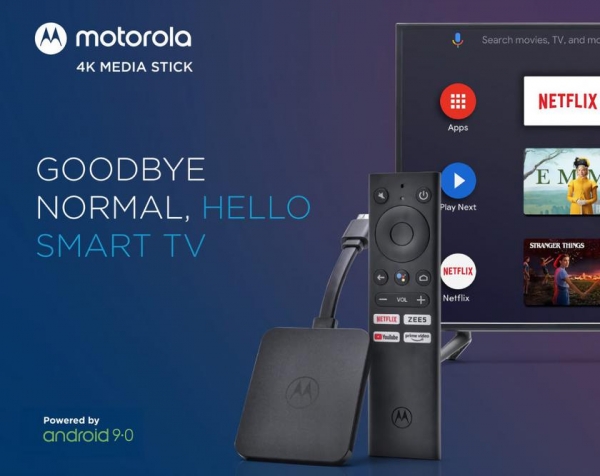 Motorola 4K Android TV Stick: конкурент Xiaomi Mi TV Stick за $54
Motorola 4K Android TV Stick: конкурент Xiaomi Mi TV Stick за $54