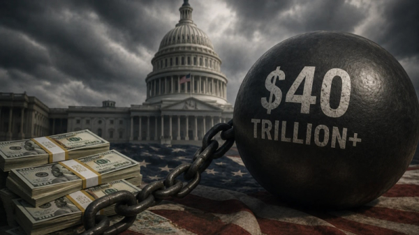 Госдолг США превысил отметку в 40 триллионов долларов Госдолг США превысил отметку в 40 триллионов долларов