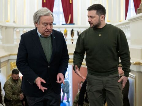 "Критично необходимо всему миру". Гутерриш и Зеленский призвали продлить срок действия "зернового соглашения" "Критично необходимо всему миру". Гутерриш и Зеленский призвали продлить срок действия "зернового соглашения"