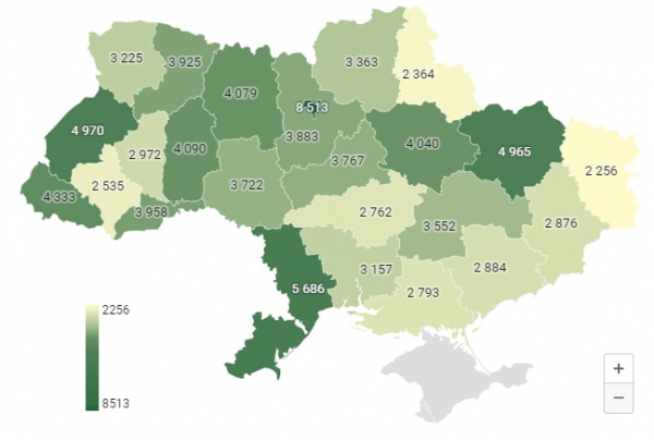 Названы области Украины с самой дешевой и дорогой арендной платой Названы области Украины с самой дешевой и дорогой арендной платой