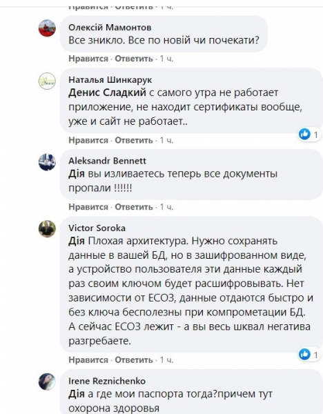 В "Дії" невозможно сгенерировать COVID-сертификат. Минцифры обещает исправить технические проблемы в ближайшее время В "Дії" невозможно сгенерировать COVID-сертификат. Минцифры обещает исправить технические проблемы в ближайшее время